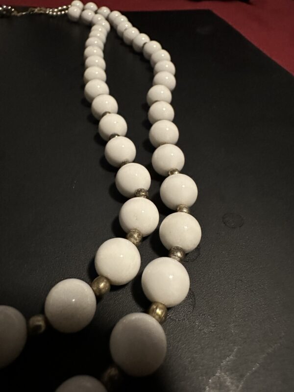 Necklace White Clam Shell Gaspeite Inlay - Image 2
