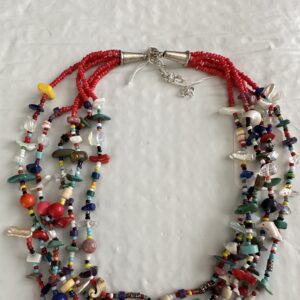 Necklace Treasure Red Themed
