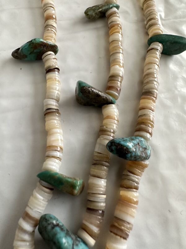 Necklace Pin Shell Turquoise Jacla - Image 3