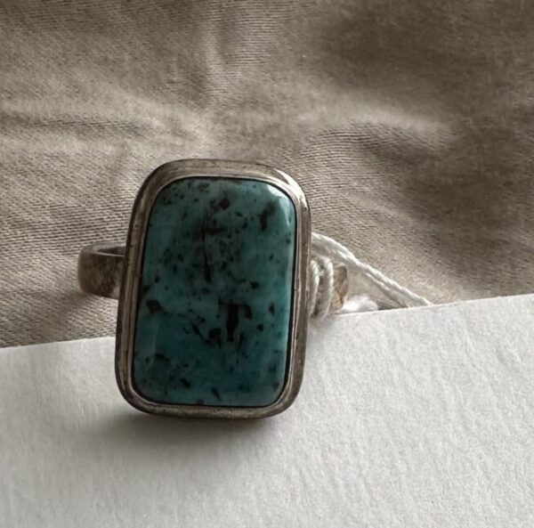 Ring Natural Turquoise in Sterling Silver