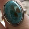 Ring Natural Turquoise Sterling Silver