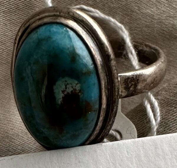 Ring Natural Turquoise Sterling Silver - Image 2