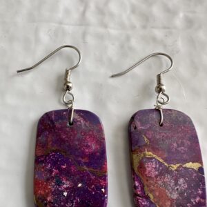 Earrings Mojave Turquoise Slab