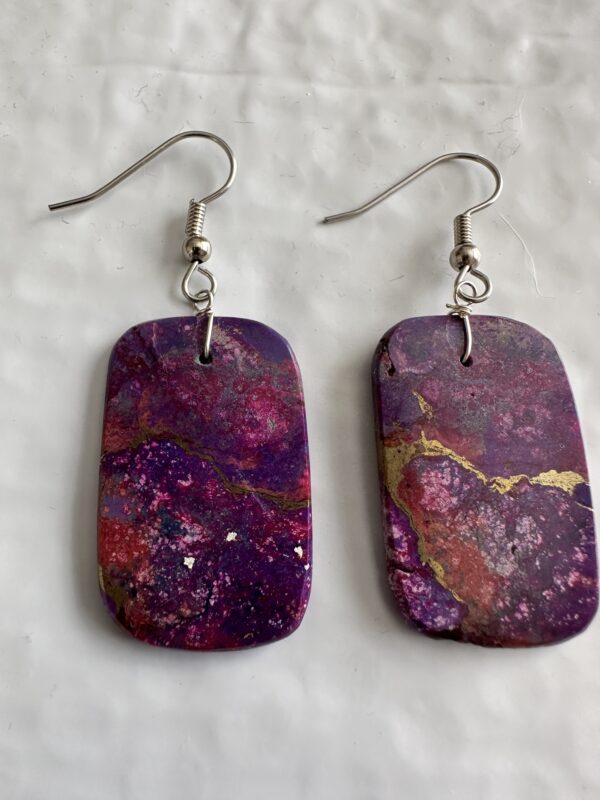 Earrings Mojave Turquoise Slab