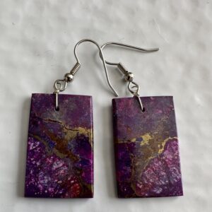 Earrings Mojave Turquoise Slabs