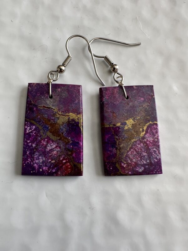 Earrings Mojave Turquoise Slabs
