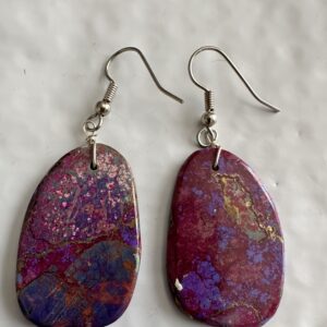 Earrings Mojave Turquoise Slabs