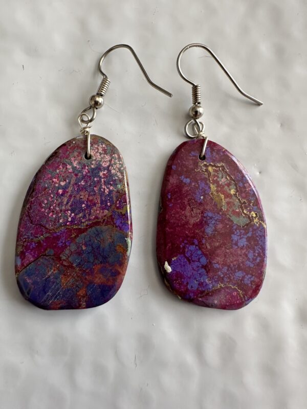 Earrings Mojave Turquoise Slabs