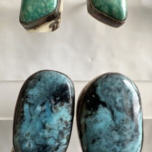 Earrings Lander Blue Turquoise Studs