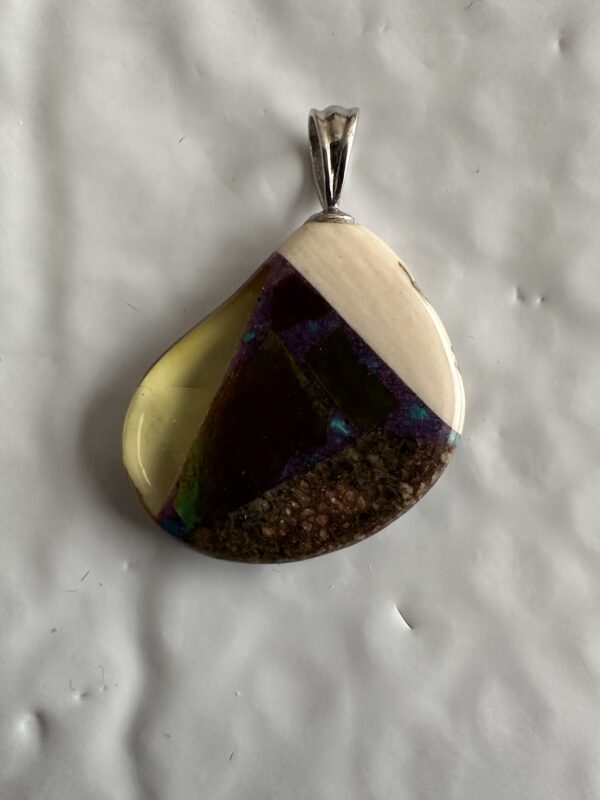 Pendant Ammolite Silver