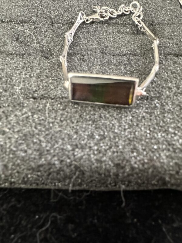 Bracelet Ammolite Faceted Rectangle Small - Image 2